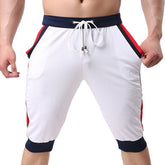 Herren PRO Fitness Jogger Lauf-Sweathose – Lässige Sport-Shorts mit Kordelzug